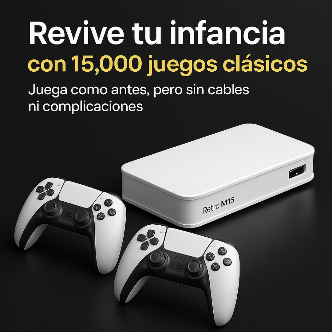 Consola De Alto Rendimiento con 15000 Juegos de Todas las Consolas + REGALO 🎁