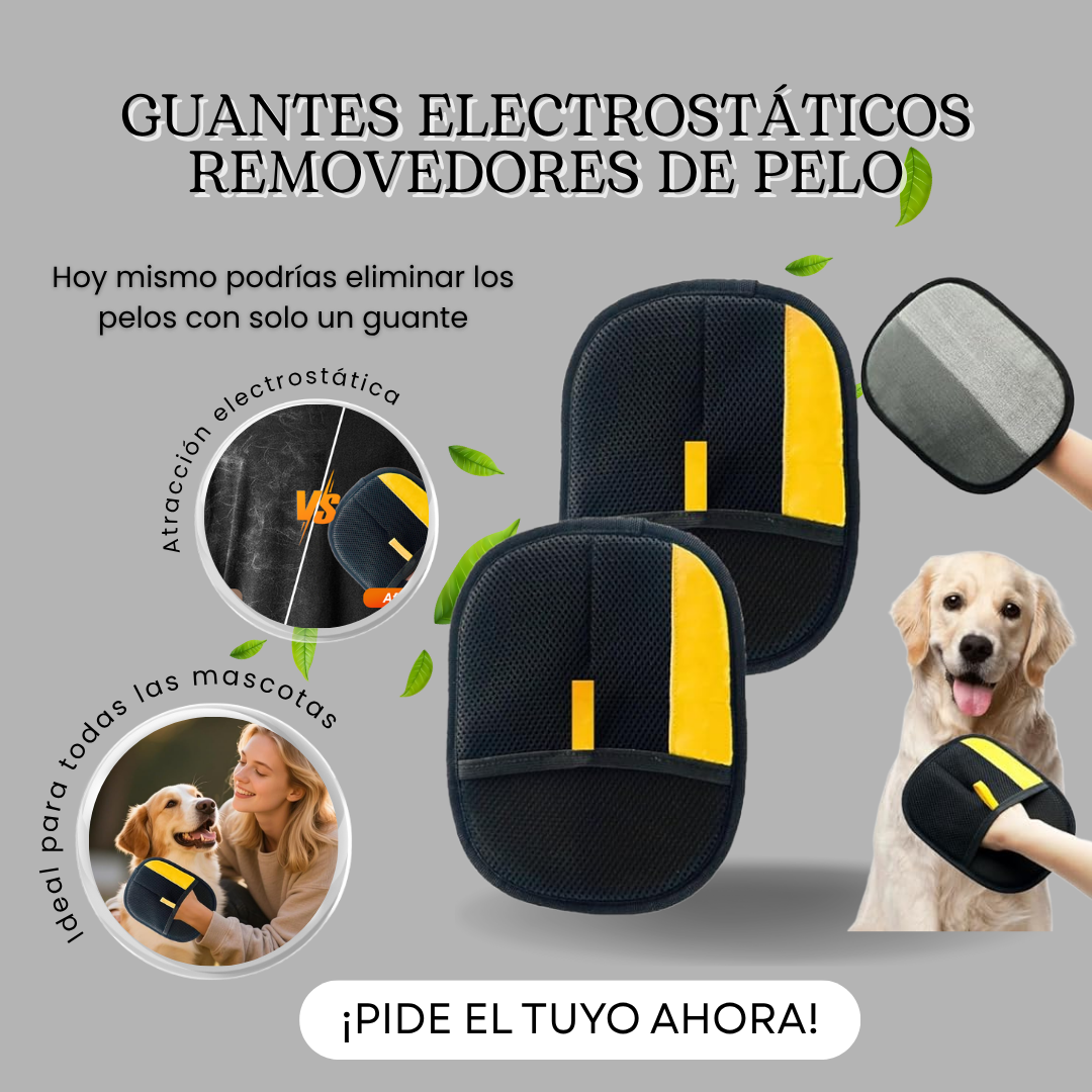 Guantes Electrostáticos Removedores de Pelo