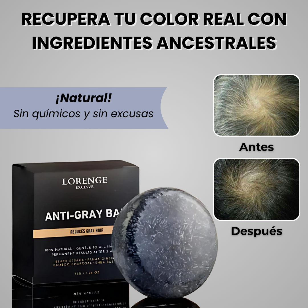 Jabón Anticanas Fórmula 2025 ANTY GRAY BAR®