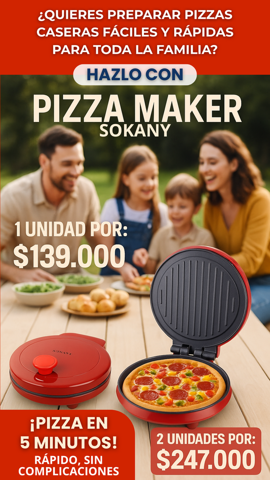Pizzera Eléctrica Sokany
