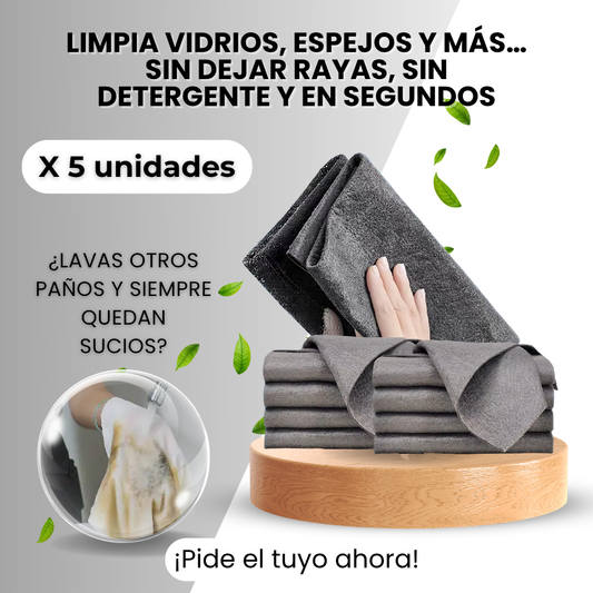 Paño de Limpieza Mágico Paquete x5 unidades