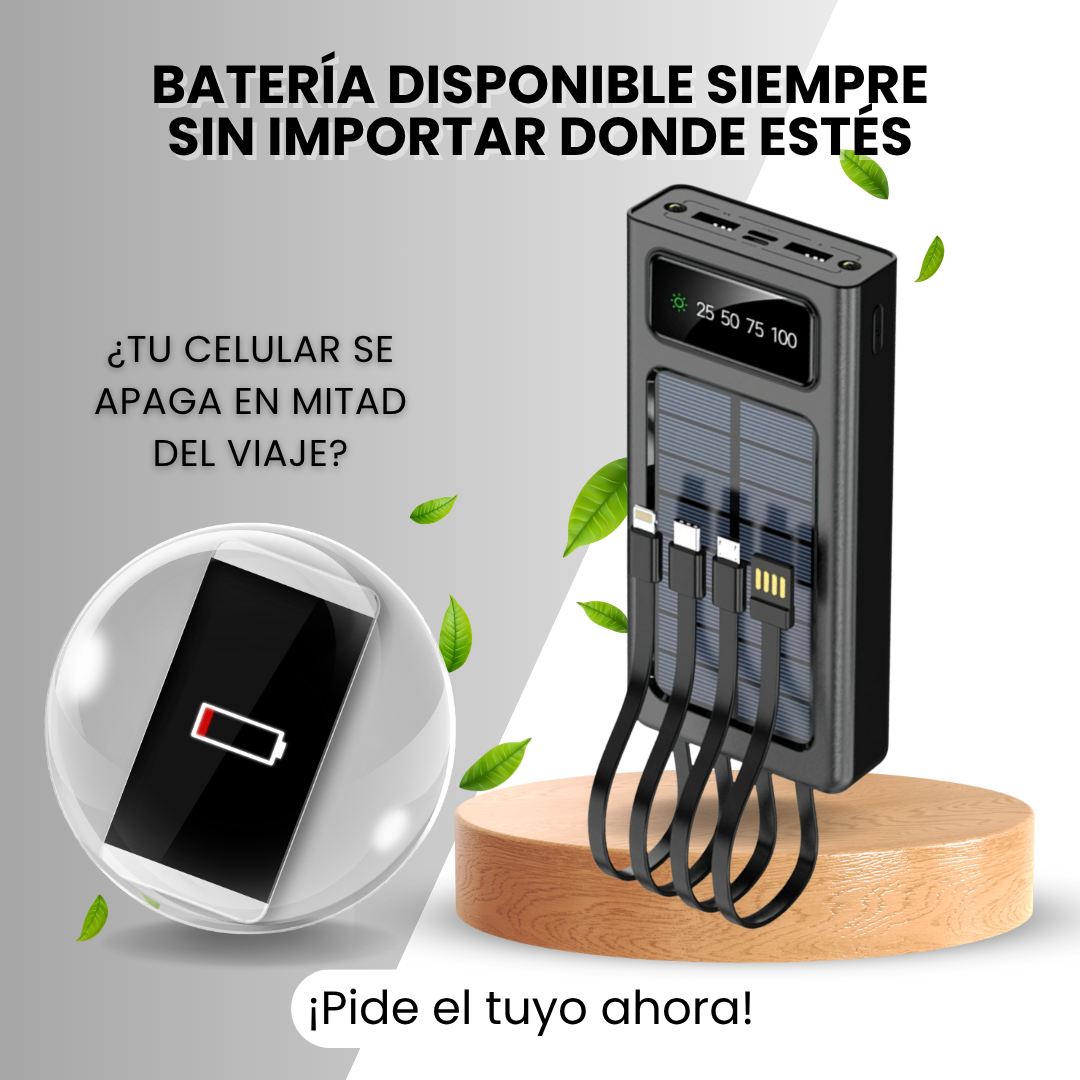 Powerbank Solar 4 en 1