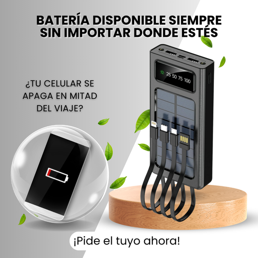 Powerbank Solar 4 en 1