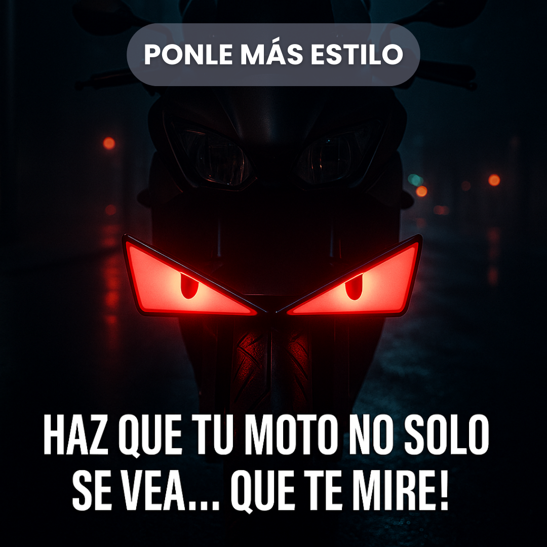Ojos de Colores Para Moto