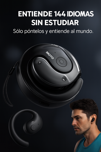 Audífonos Inteligentes-Traduce 144 Idiomas en Tiempo Real